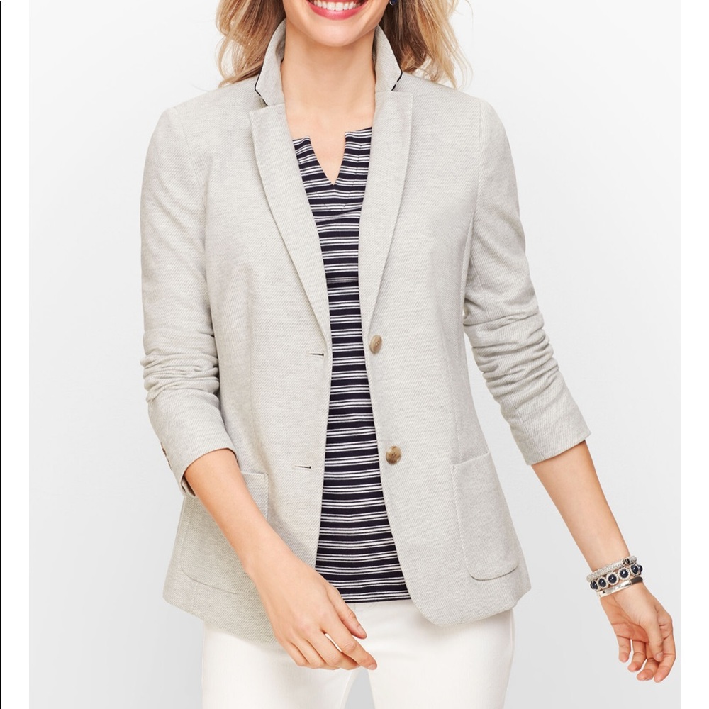 Talbots Light Gray Blazer